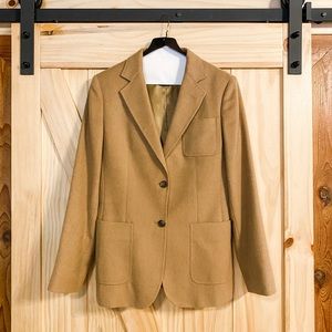Brooks Brothers Camelhair 2 button Blazer - Women’s size 8